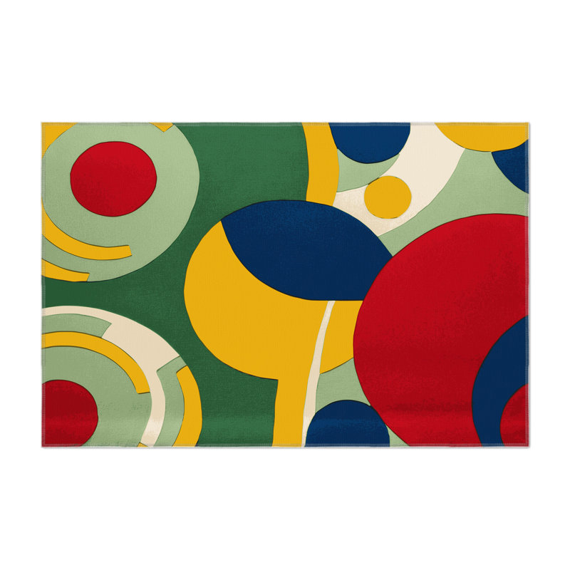 Snappy Strut Indoor And Outdoor Area Rug, Rectangle 5' x 7'