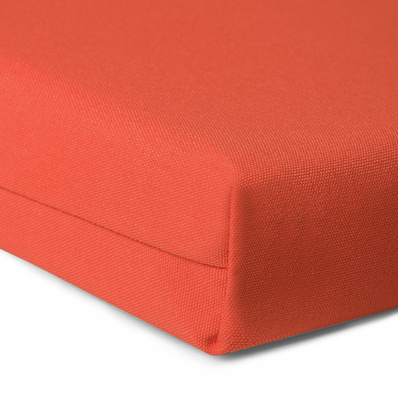 Coussin de chaise de patio , Orange, L 16,5 po x P 15,5 po