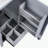 Bathroom Vanity with Sink, Functional Drawer and Door Shelf-107287805