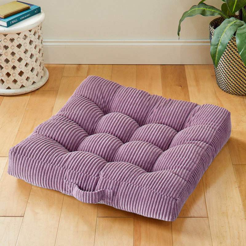 Coussin de sol en polyester , Mauve Barrett