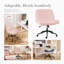Fauteuil de bureau à accoudoirs croisés de 26 po Aguilera-2096535494-2124729327