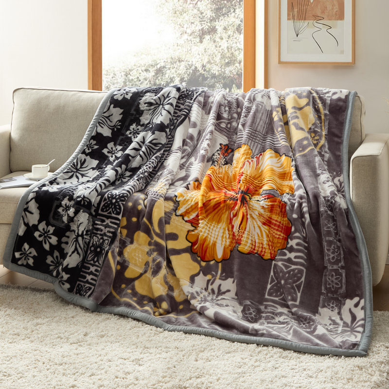Couverture en peluche Nestl, Très grand, Gris