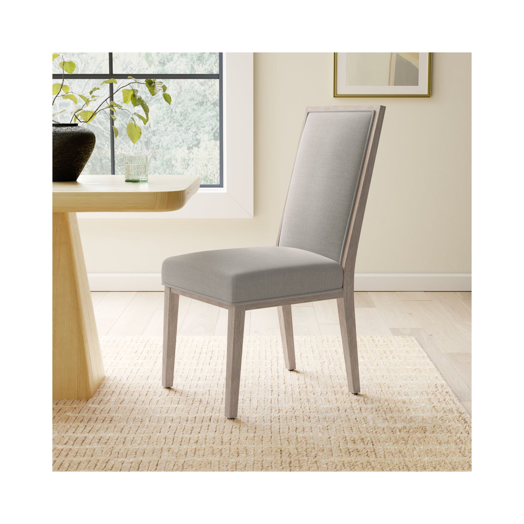 Temara Upholstered Dining Chair, LiveSmart Peyton-Slate