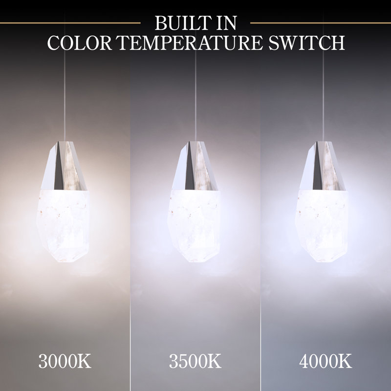 Martini 21 Light Crystal LED Multi-Light Pendant, Clear/White, Polished Nickel