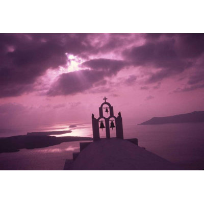 Art sur toile tendue, Satushek, Steve Gallery: Grèce, île de Santorini