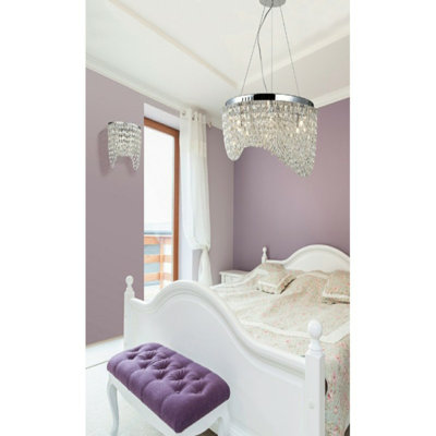 Carmen 6 - Light Chrome Crystal Pendant