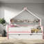 Lits avec rangement, lit de jour en bois aggloméré simple pour la maison des enfants modernes-802046552