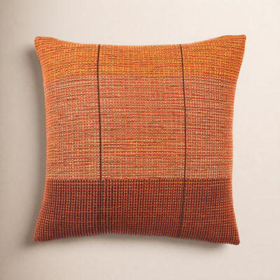 Clyde Embroidered Cotton Throw Pillow