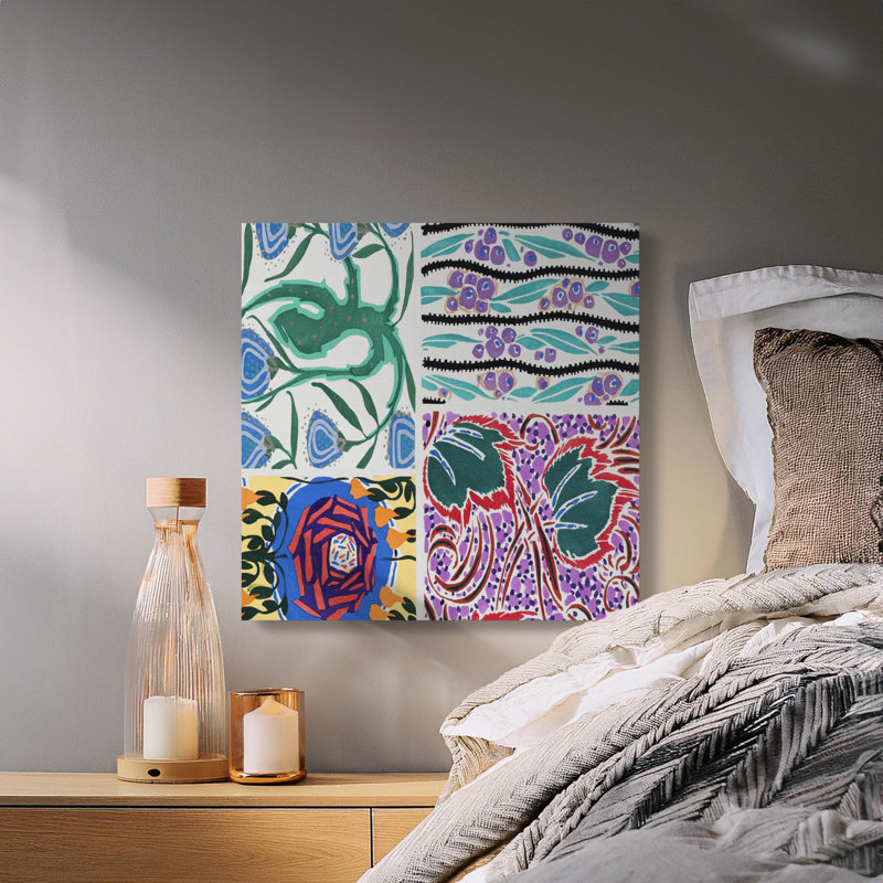 Wrapped Canvas Print Set, 25.4 cm H x 25.4 cm W