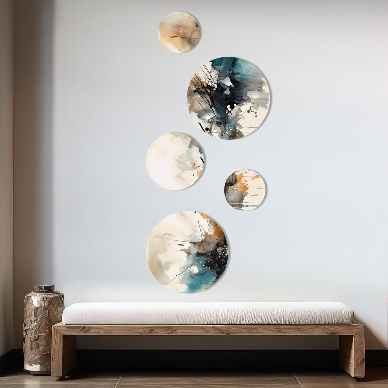 Abstract Wall Decor on Metal