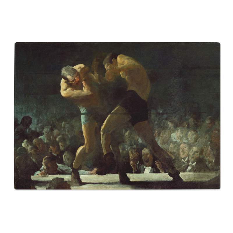 Club Night by George Bellows Chopping Board, 0.4cm H x 20cm W x 28.5cm L
