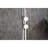 Single Handle Tub Faucet With Hand Shower, Covered Floor Mounted, 360-Degree Swivel Spout, Drip- Ceramic Disk, Stainless Steel Filler Mounted Style, Handle, 360 Degree Swiveling Drip Disc,
