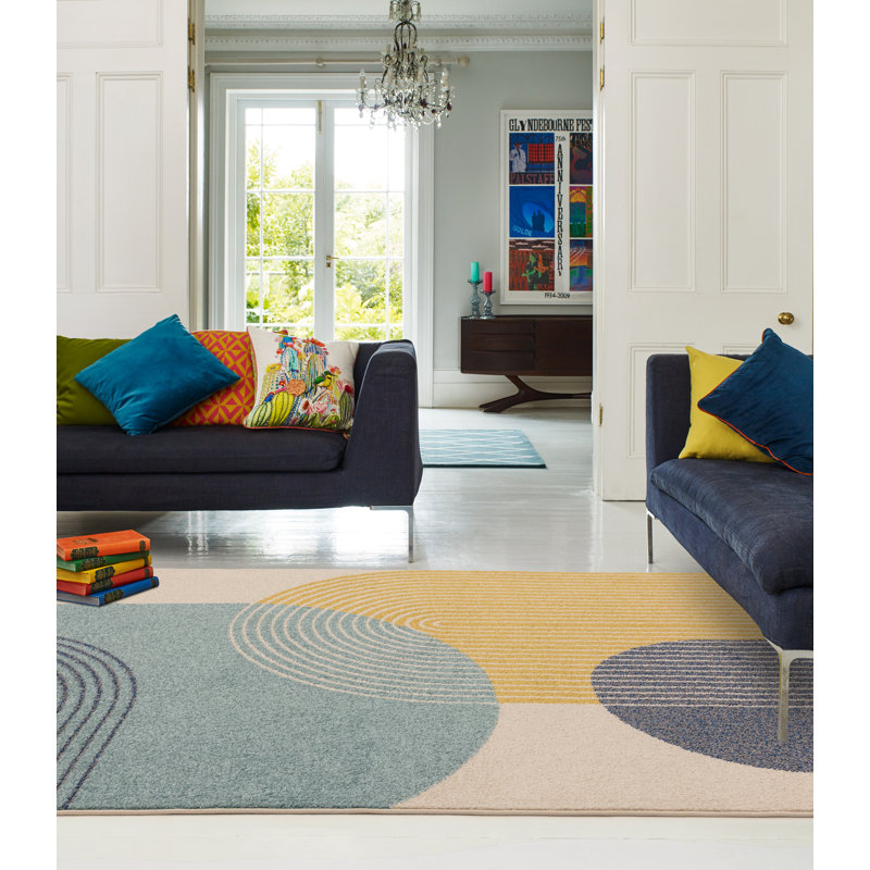 Zanzibar Geometric Area Rug, Rectangle 80 x 150cm