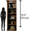 Caylee Left Pier Standard Bookcase
