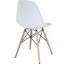 Chaise d'appoint en blanc Wilda