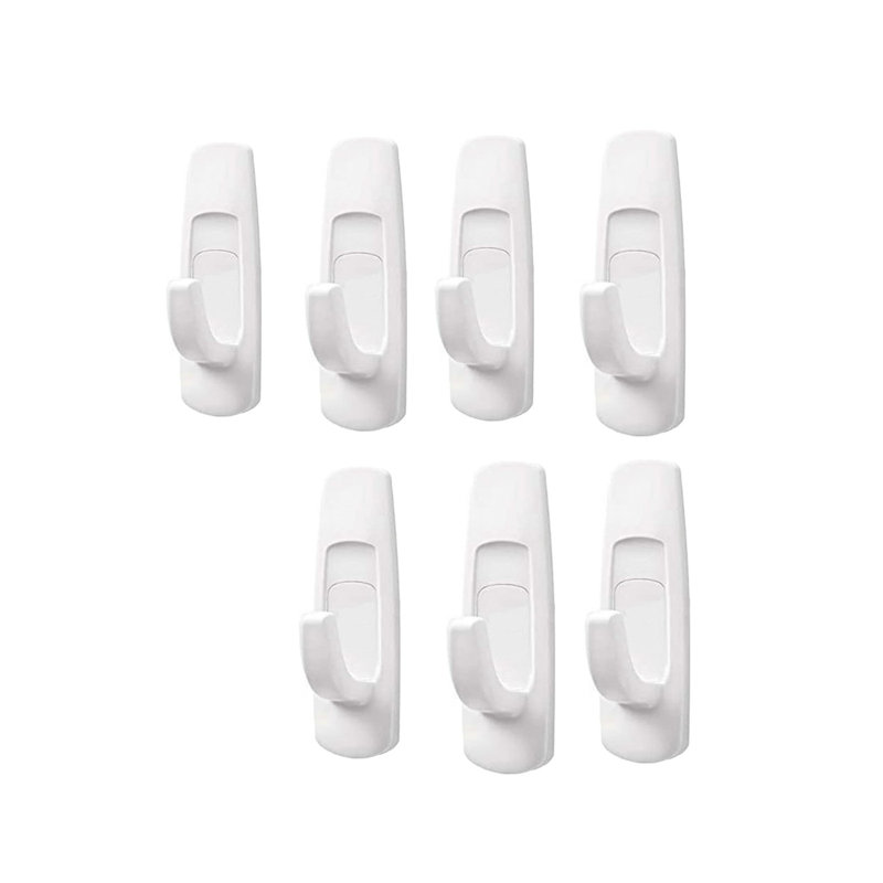 Plastic Wall Mounted Required 7 - Hook Coat Rack