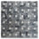 Bardiglio 12" x 12" Marble Pinwheel Mosaic Wall & Floor Tile