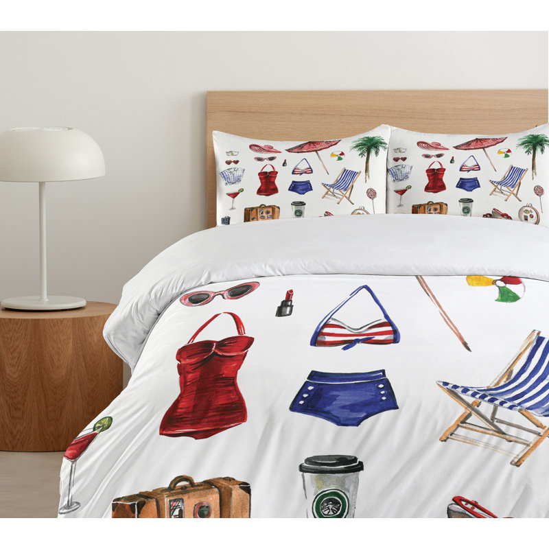 Coastal Polyester Duvet Cover