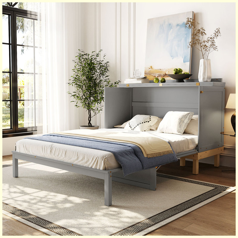 Lit escamotable moderne, Gris