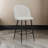 Analuiza Upholstered Counter Stool with Metal Frame