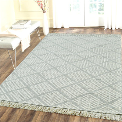 Mckoy Wool Geometric Indoor Rug
