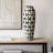 Pewter Clay Geometric Cylinder Table Vase-1860557446