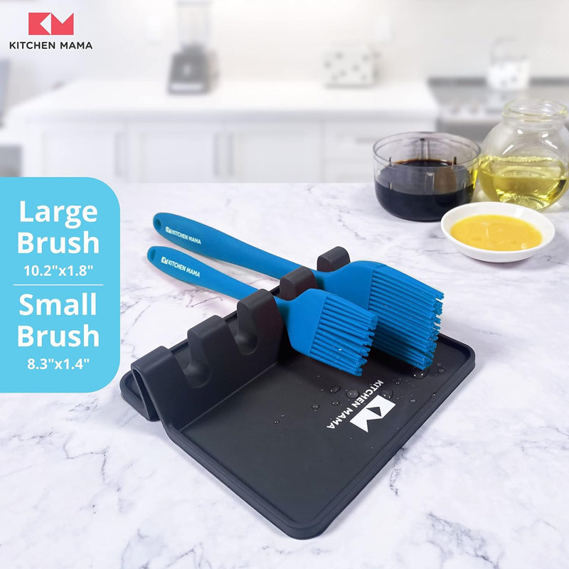 Silicone Basting Pastry Brush (Set of 2), Blue