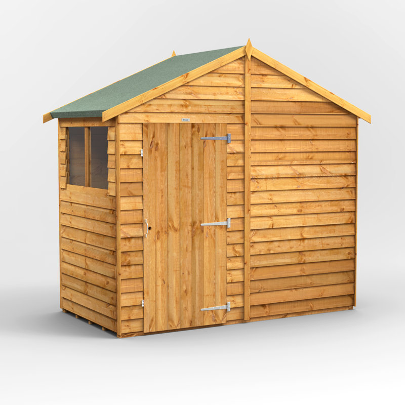 Powersheds 10 x 8ft Timber Overlap Garden Shed