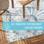 Tapis d'intérieur / extérieur Tie Dye Tommy BAHama bleu / bleu foncé / ivoire-1834564257