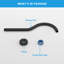 Bras de douche mural-100682896