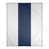 Navy Blue/Scarlet Red/White