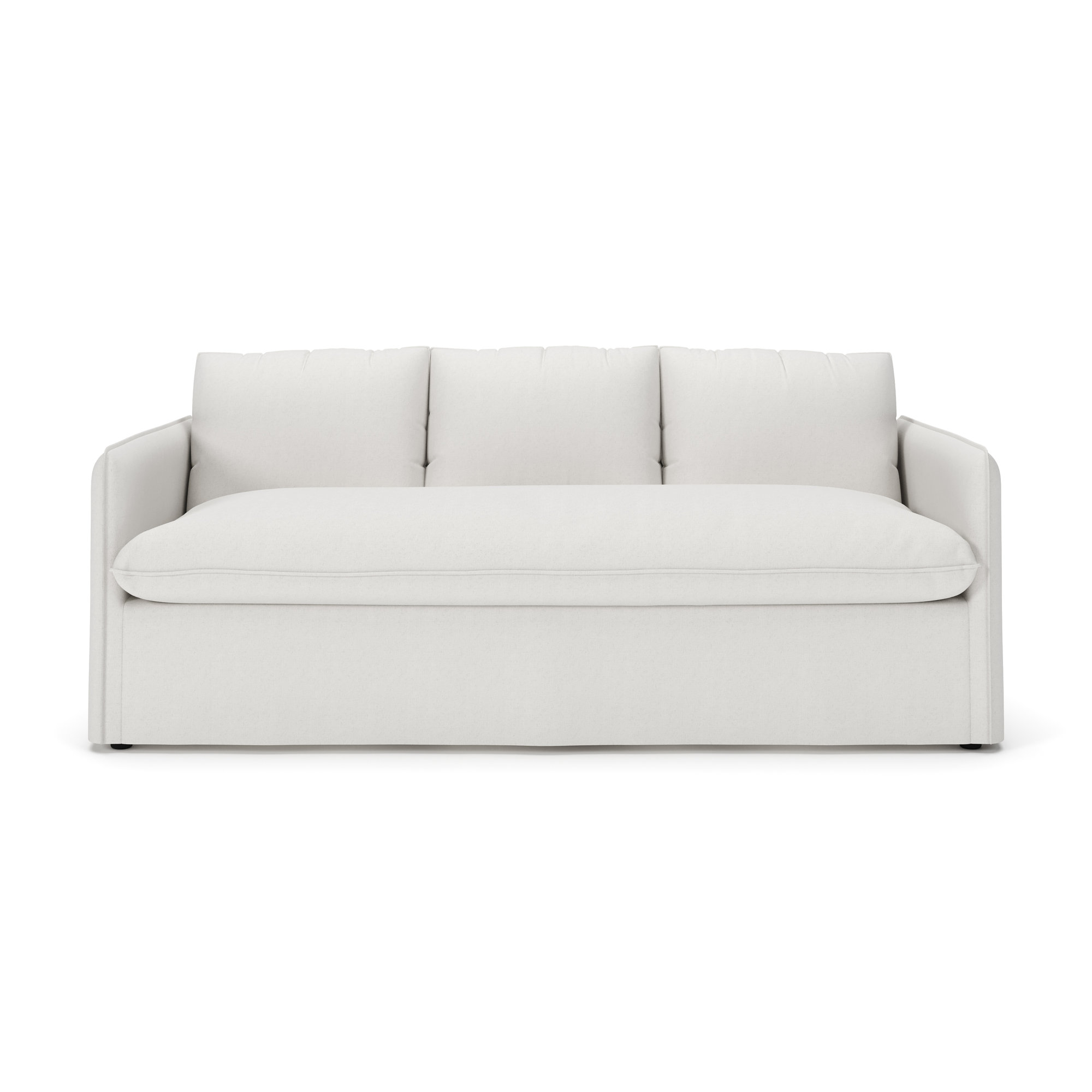 Bellatrix 83'' Slipcovered Sofa, Macarena Beige