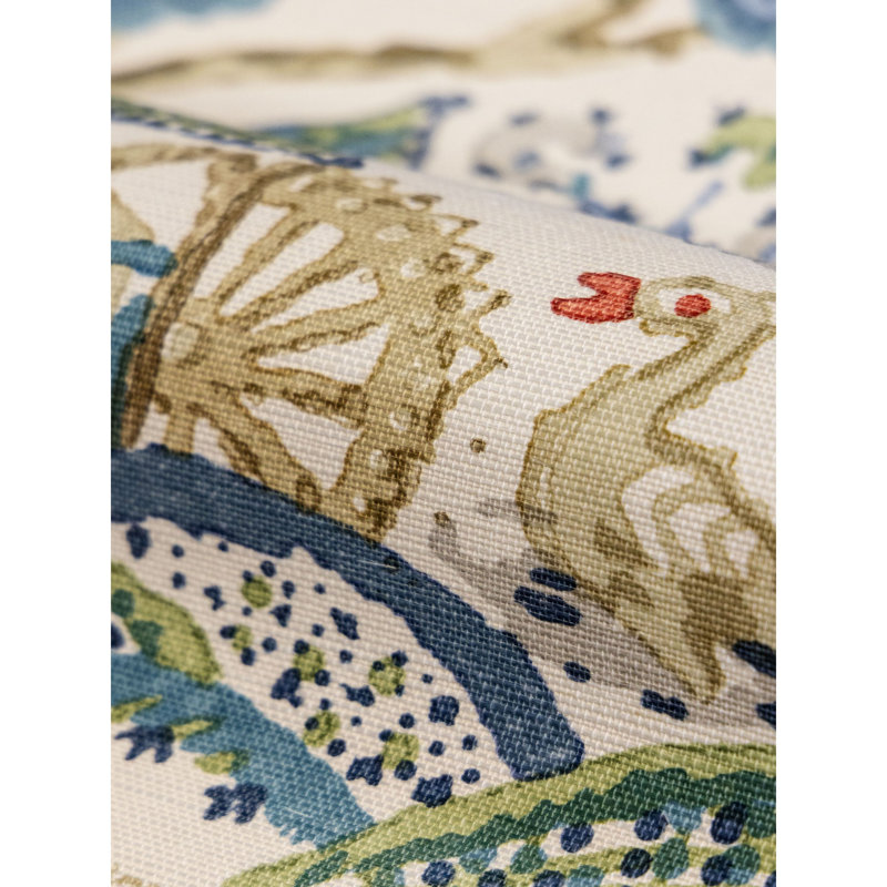 KELMESCOTT WALLCOVERING, Peacock/Sand