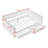 Queen Two Drawers Upholstered Platform Bed with USB-1035683122