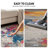Noires Abstract Ivory/Gray/Blue Area Rug-1532949487