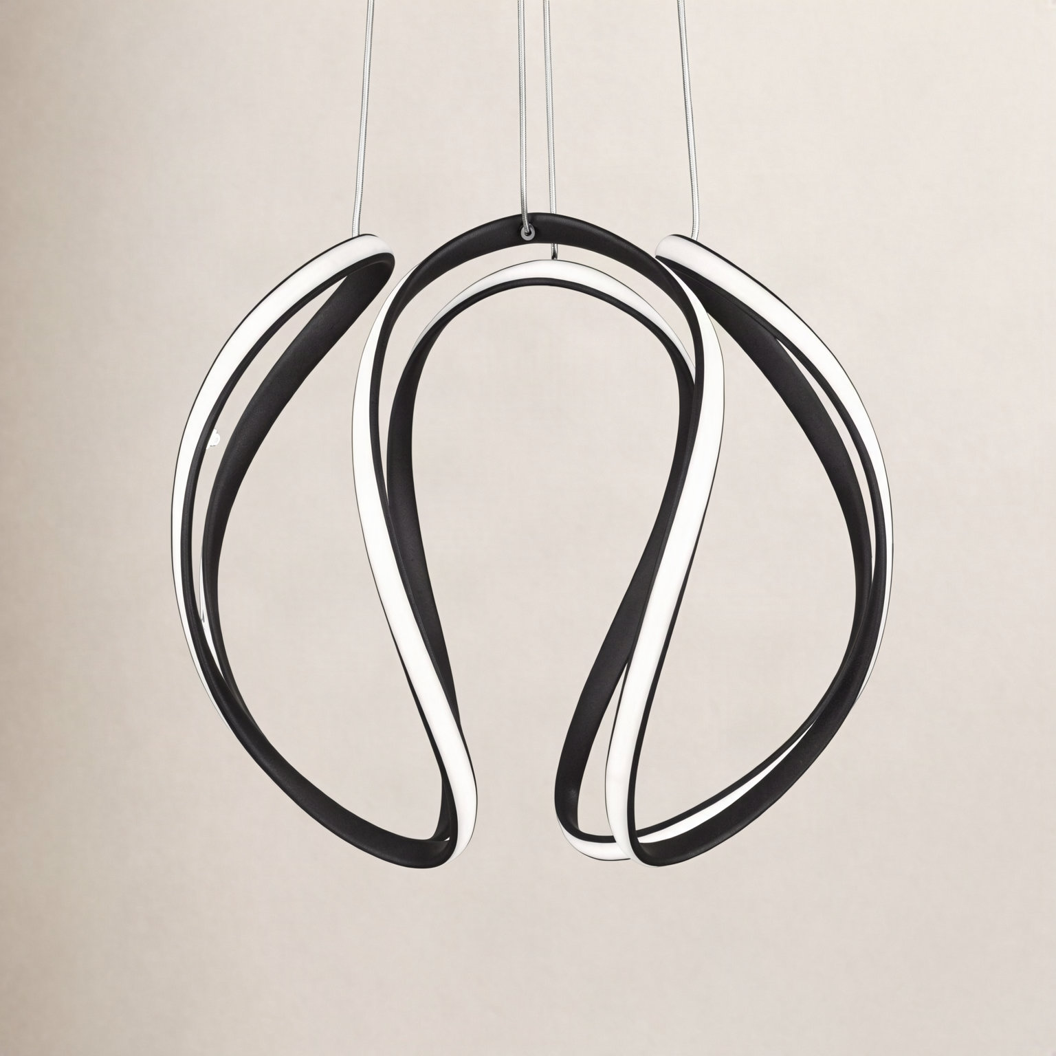 Single - Light Dimmable LED Geometric Chandelier