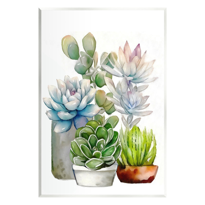 «Stupell Industries», art mural sur plante en pot par Ziwei Li-au-767, H 15 po x l 10 po