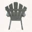 Chaise Adirondack inclinable en bois