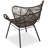Powder Coated Steel Outdoor Lounge Chair