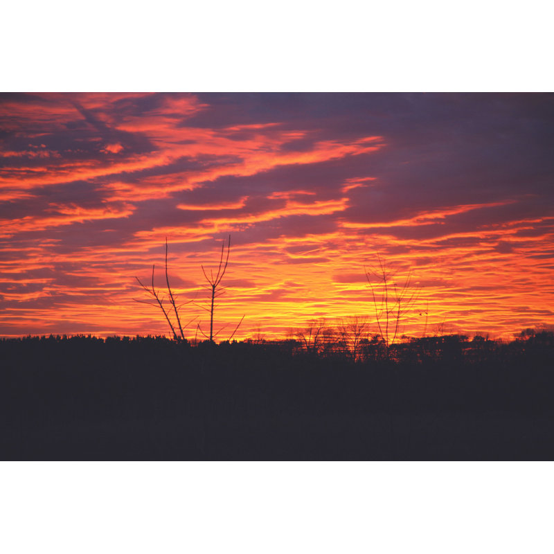 Adhésif décoratif coucher de soleil, 16 po x 24 po