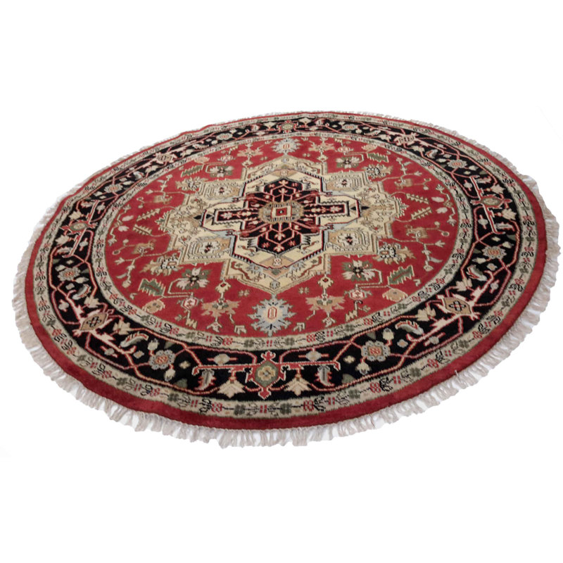 Kassam Oriental Area Rug in Red