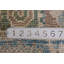 Tapis géométrique bleu Oushak 8 x 11