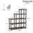 Step-Style Design With 9 Cube Storage Compartments, Perfect For Home Offices, Living Rooms, And Bedrooms.