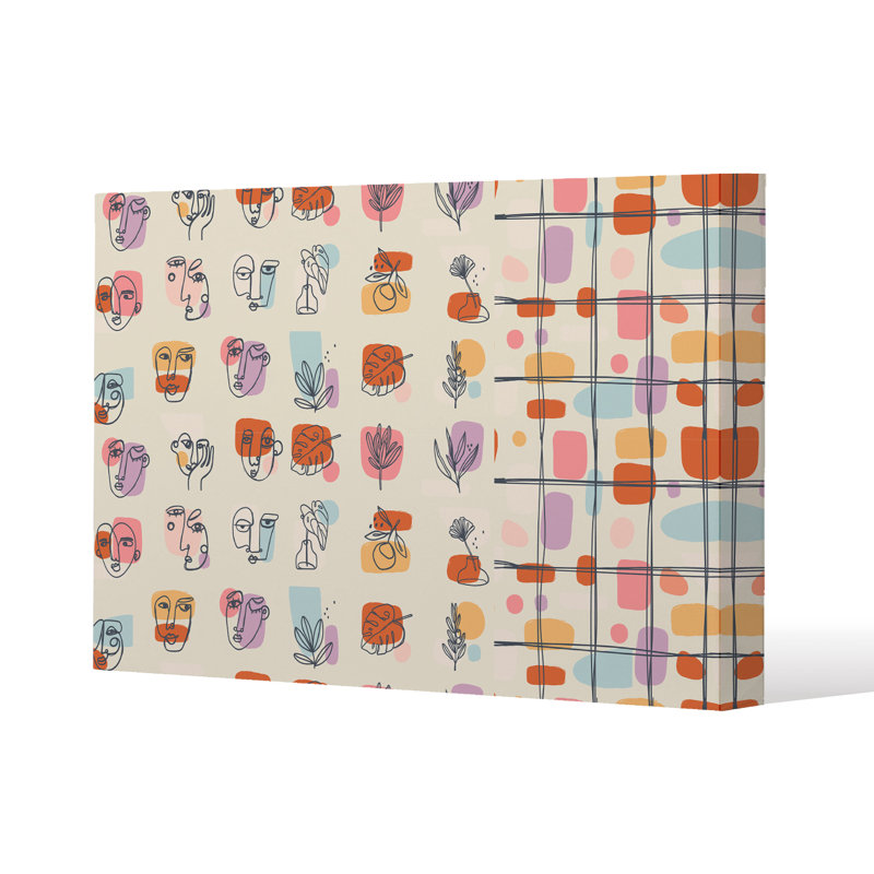No Title by Andrew Lee - Wrapped Canvas Print