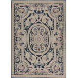 Hand-Knotted High-Quality Black and Gold Area Rug