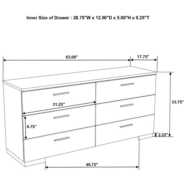 Dimensions du produit