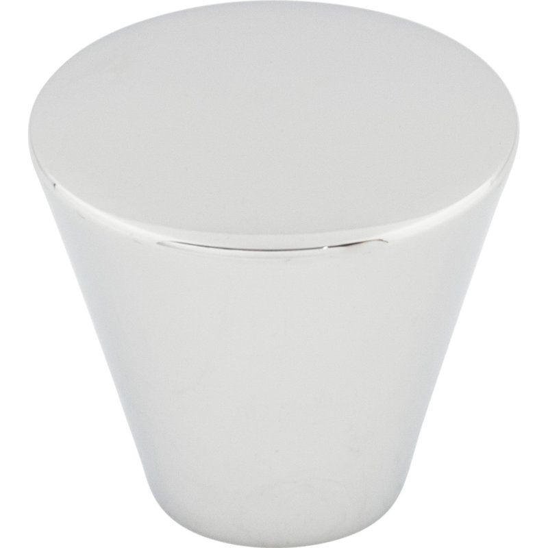 Cone 1" Diameter Conical Knob, Polished Chrome
