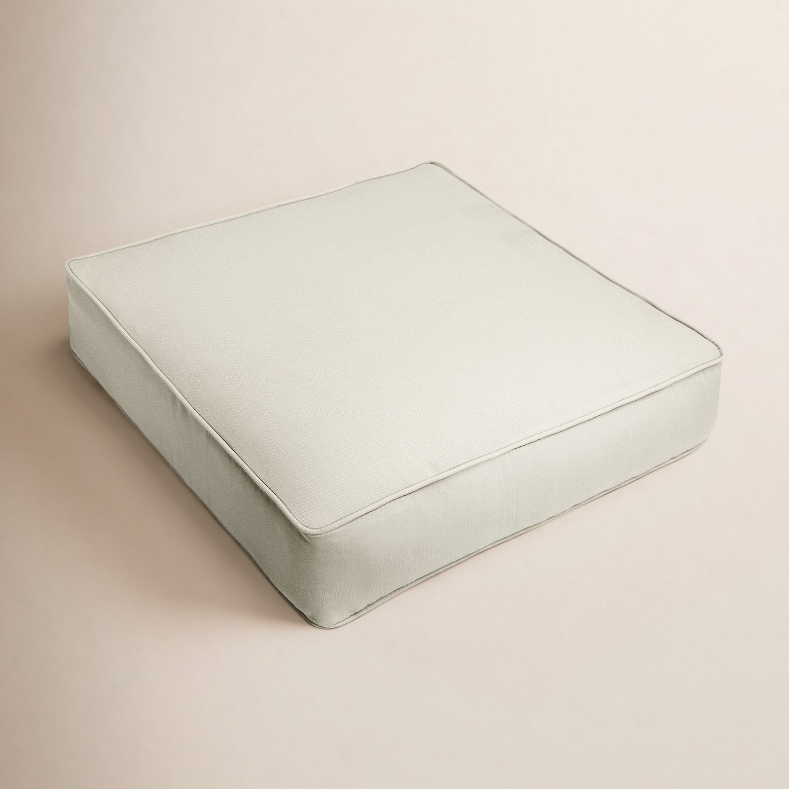 Clooney Sunbrella® Seat Cushion, 22" W x 22" D, Canvas Cloud Sunbrella® Canvas