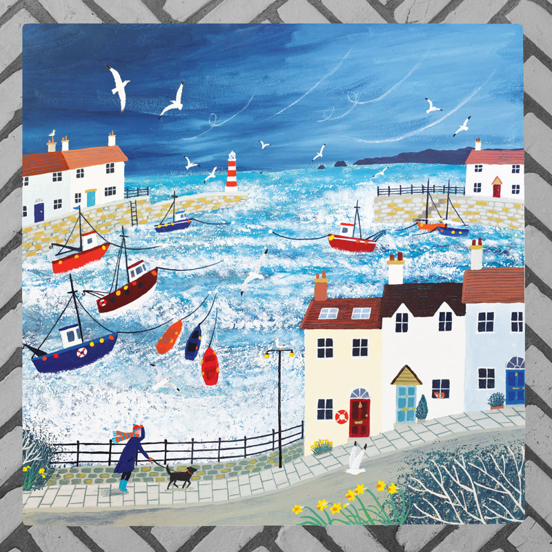 JO GRUNDY Traditional Nautical & Beach Wall Decor on Ceramic