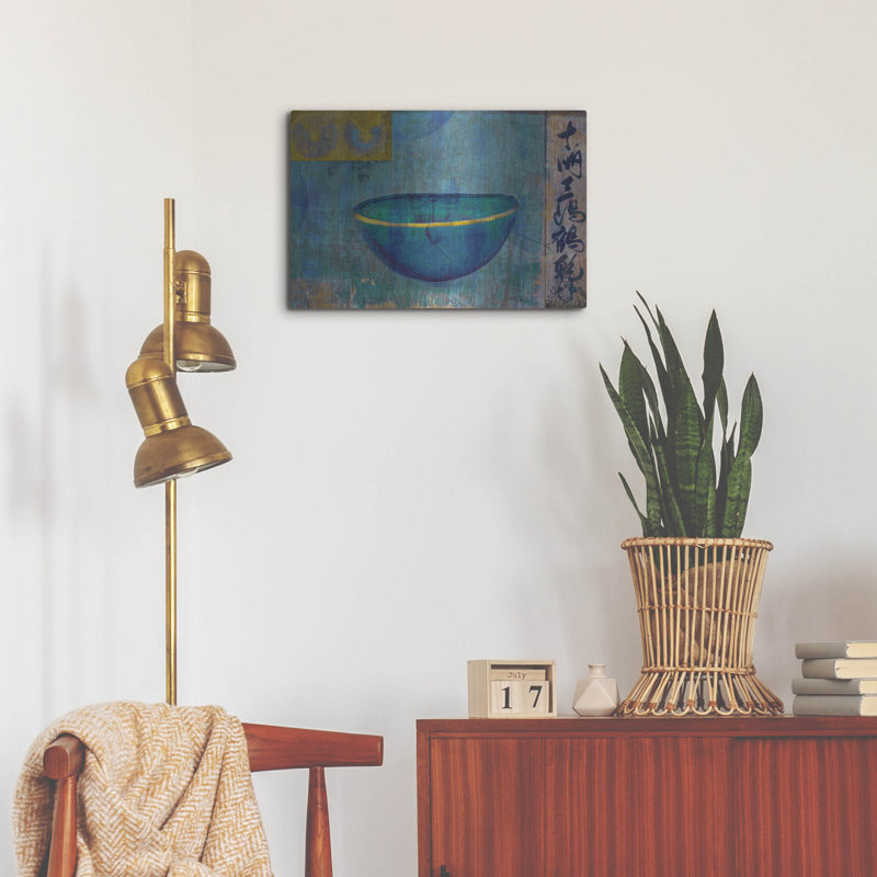 «Blue Bowl» par Elena Ray, H 16 po x l 24 po